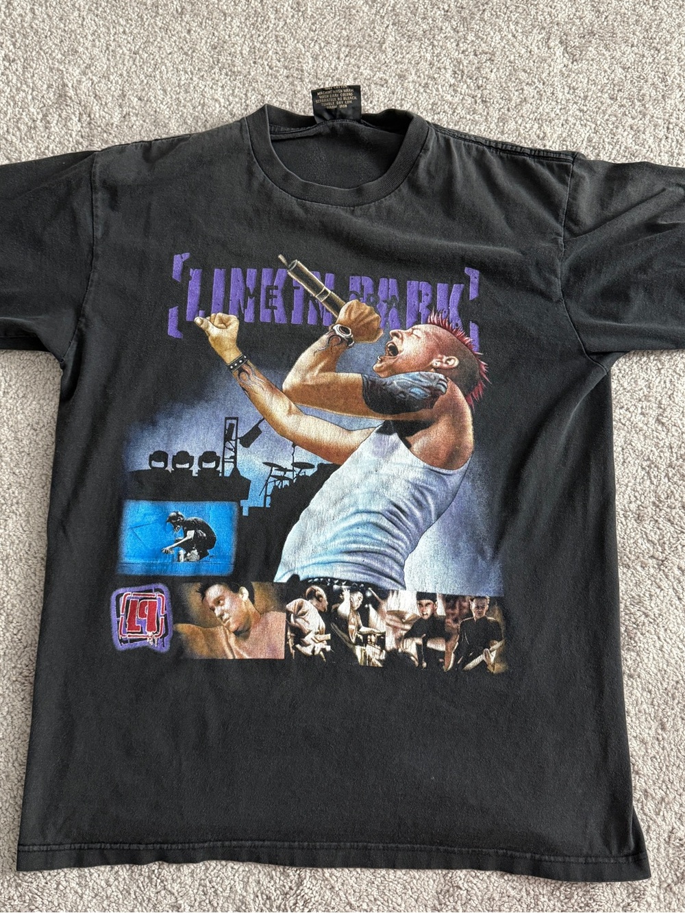 Vintage Linkin Park Chester Bennington Meteora promo band tee XL